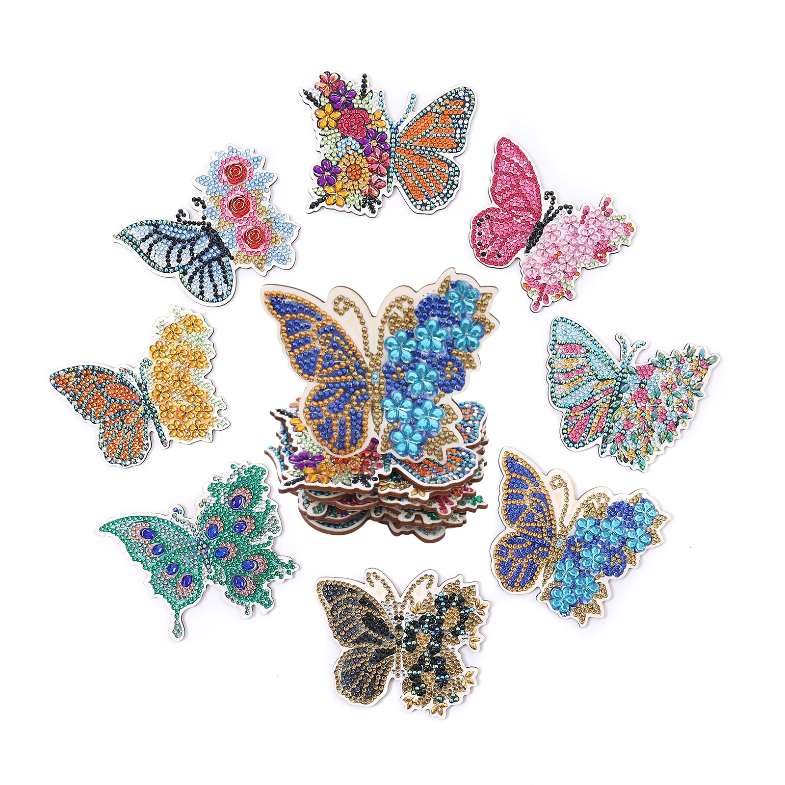 Butterfly Diamond Painting Coasters 3