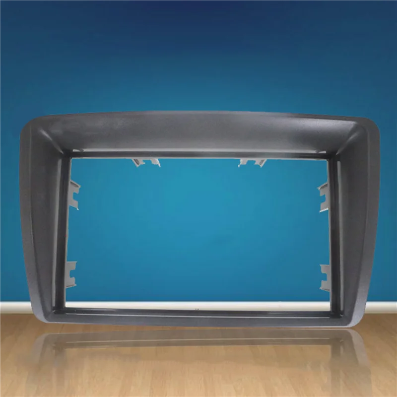 

2X 2 Din Fascia For FIAT Panda 2003- 2012 Radio Stereo Panel Dash Mount Installation Trim Kit Frame Plate Bezel