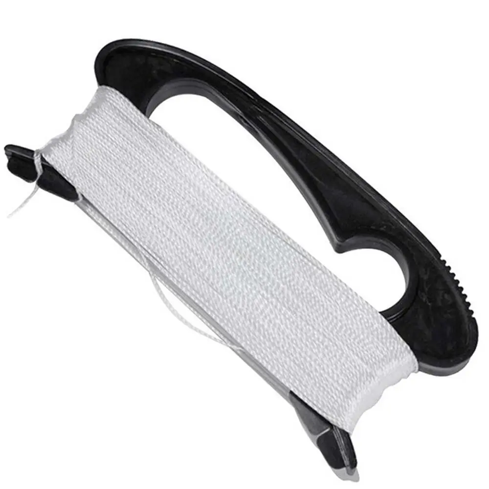 Spring Kid Toys Handle Board Black Color Plastic D Shape Kite Thread Winder Flying Kite Line Kite Tool String Winder