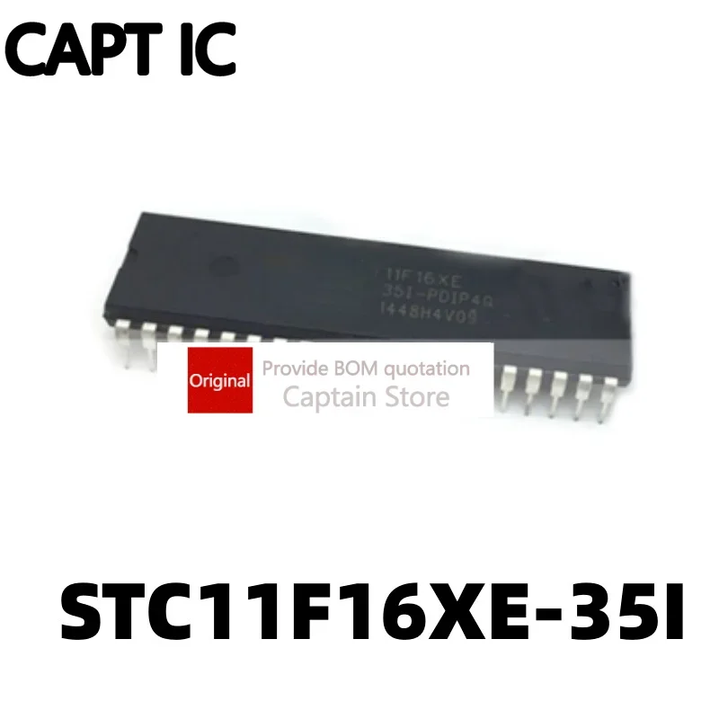 5PCS STC11F16XE-35I-PDIP40