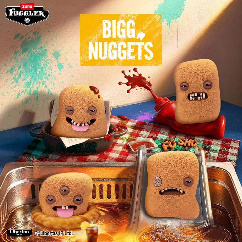 Zuru Fuggler – Peluche officielle monstre moche et mignon, en forme de Nugget, figurine de collection pour fans, décoration d'intérieur