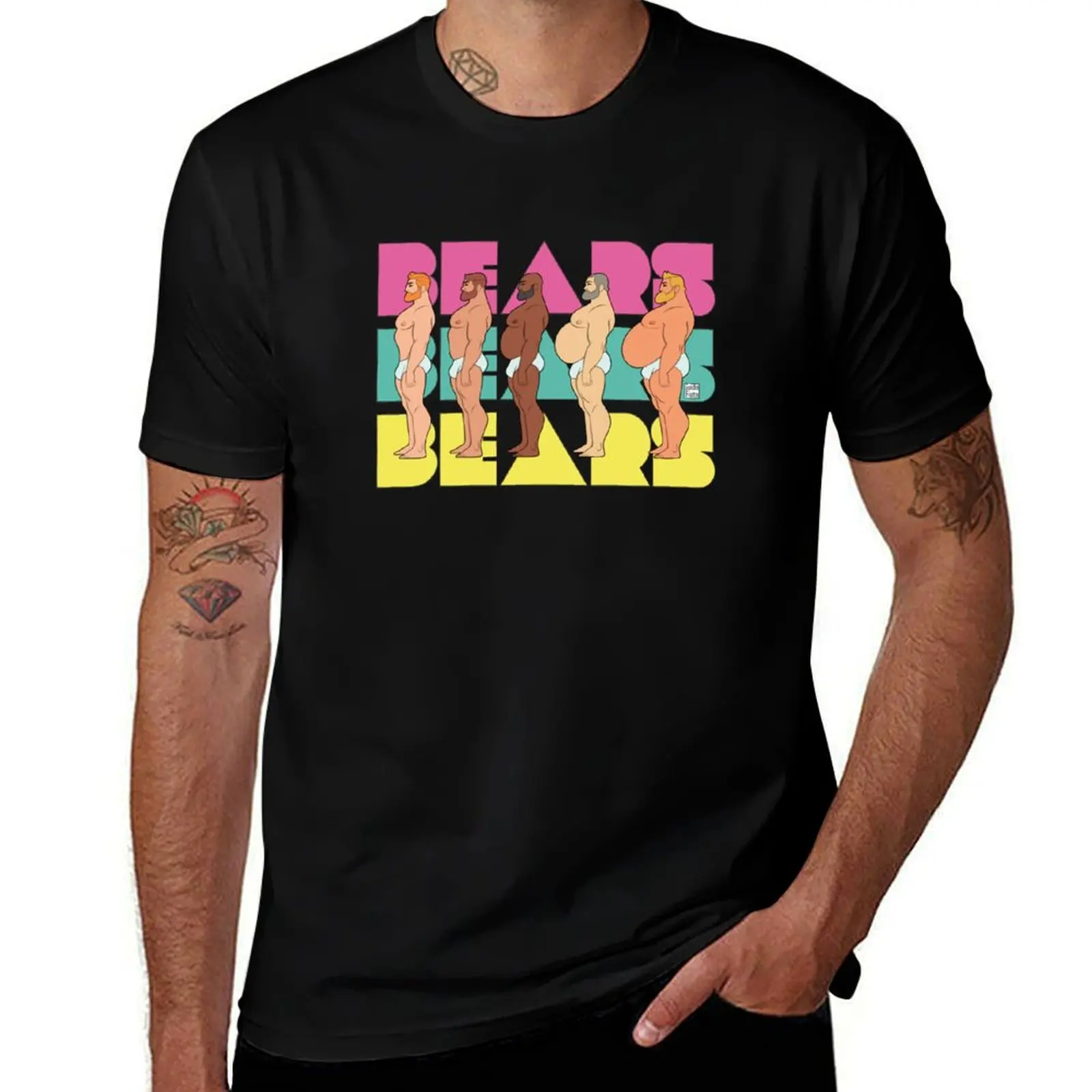 BEARS man T-Shirt BEARS casual t T-Shirt man for man shirt shirt t t luxury shirt (Variant) BEARS