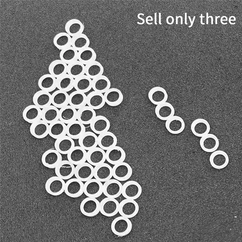 3 قطعة المسمار الأبيض طوقا برميل الدائري لنيكون 24-70 مللي متر F2.8 عدسة إصلاح استبدال أجزاء