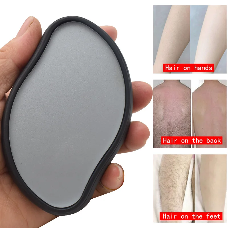 2022 New Physical Hair Removal Glass Hair Removal Tool for Men and Women Body Hair Can Be Washed and Used Repeatedly