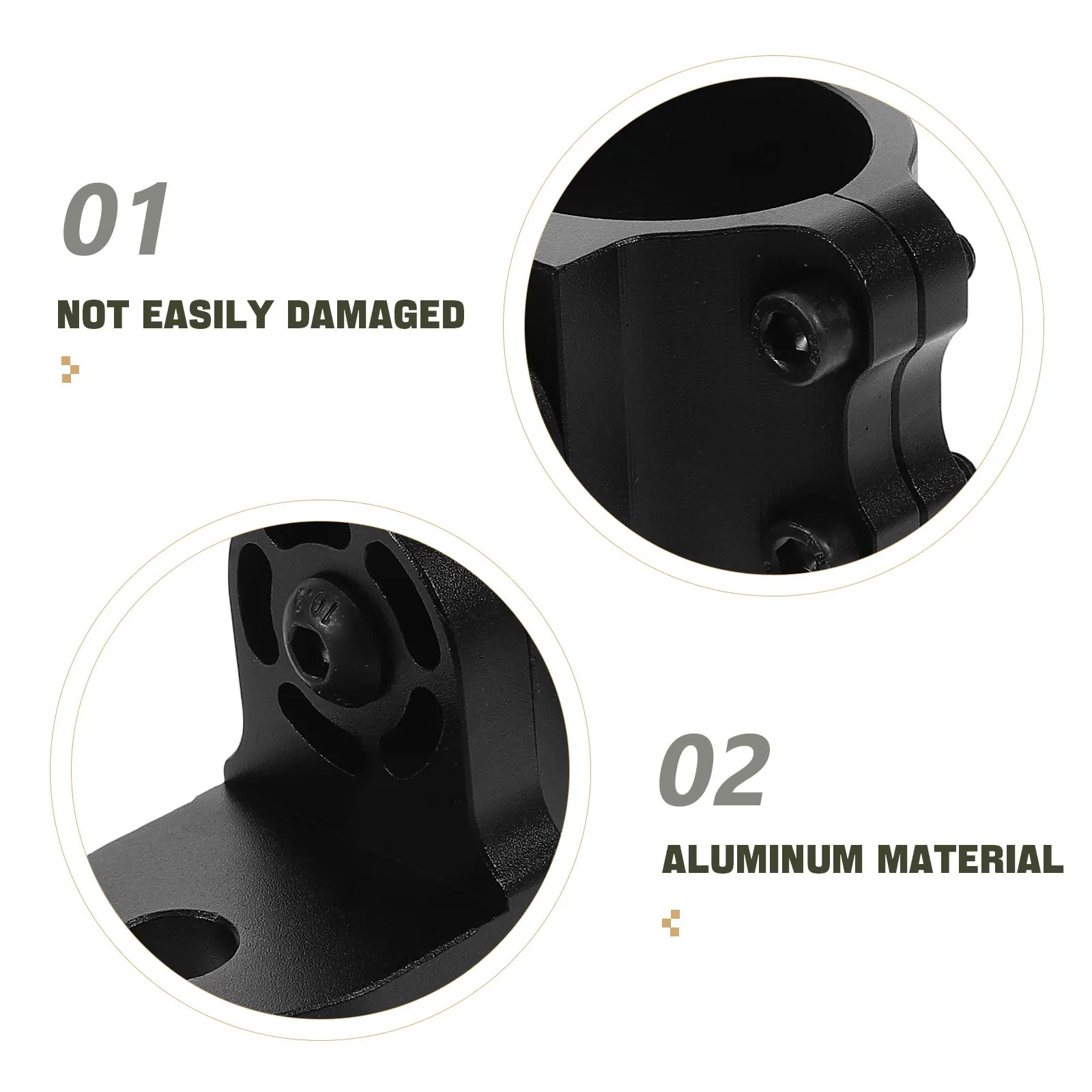 Heavy-Duty Adjustable Flag Pole Bracket for Utv LED Light Bar Mounting Whip Flag Lights Roll Bar Clamp Off-