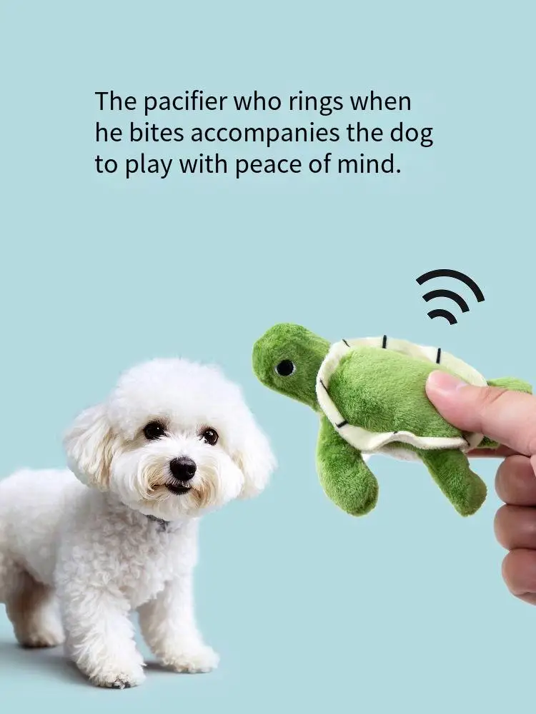 

Puppy Vocal Toy Puppy Plush Sleeping Doll Boredom Dog Grinding Artifact Smaller Than Bear Accompanying Turtle.
