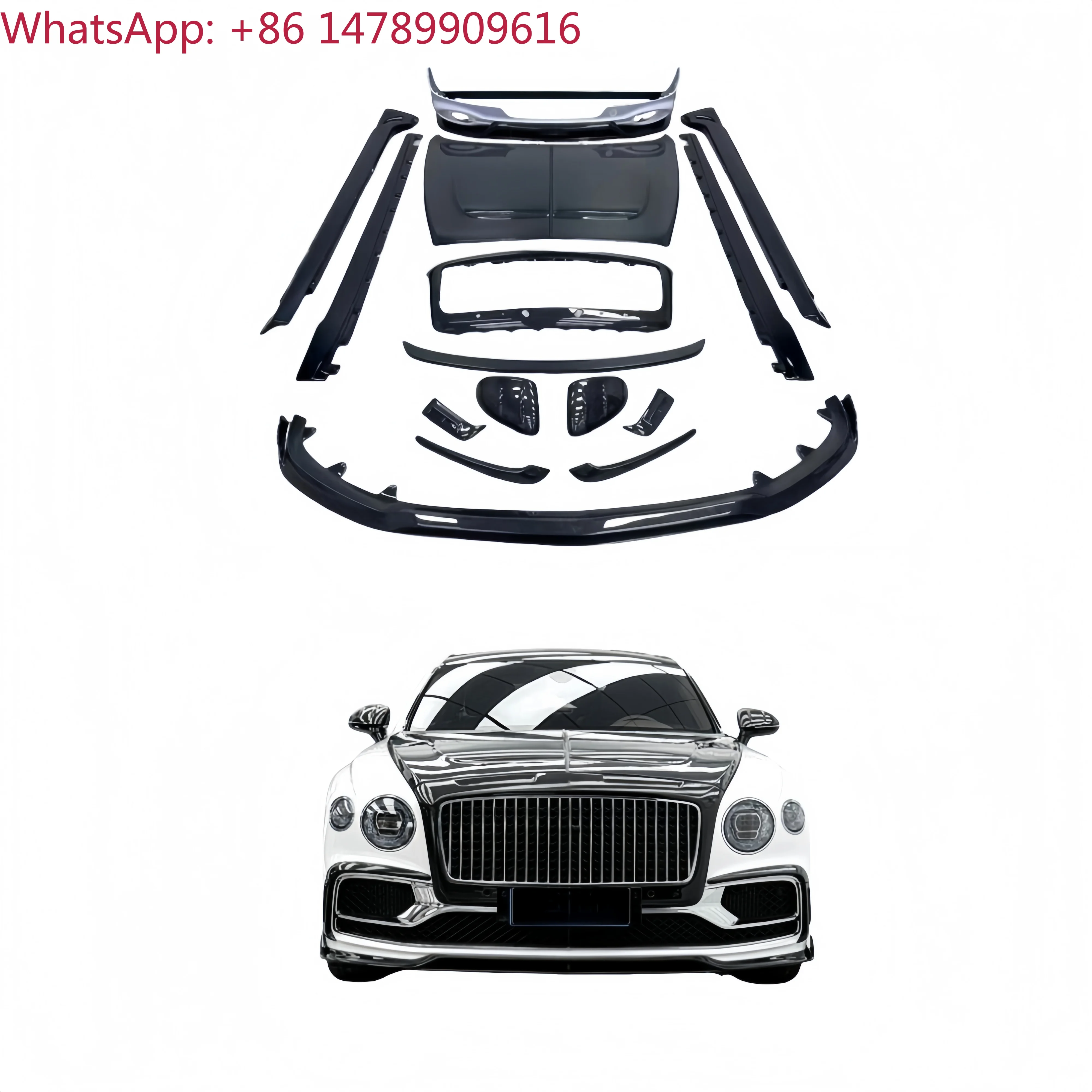 Car Body Kit For Old-to-new ConversionSuitable For The Upade Of Flying Spur With MANSORY Body Kit. Made Of Carbon Fiber.Car Par
