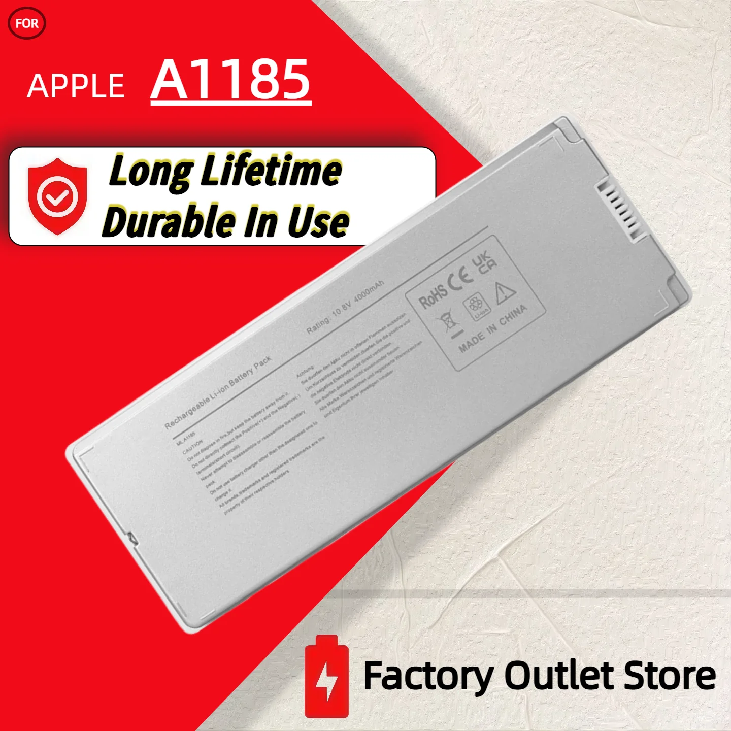 Grosir Dan Eceran ❗ ❗ ❗   Baterai Laptop A1185 A1181 MB402 MB403 untuk Apple MacBook 13 Inci (2006 2007 2008 Garansi 24 Bulan + Alat Gratis