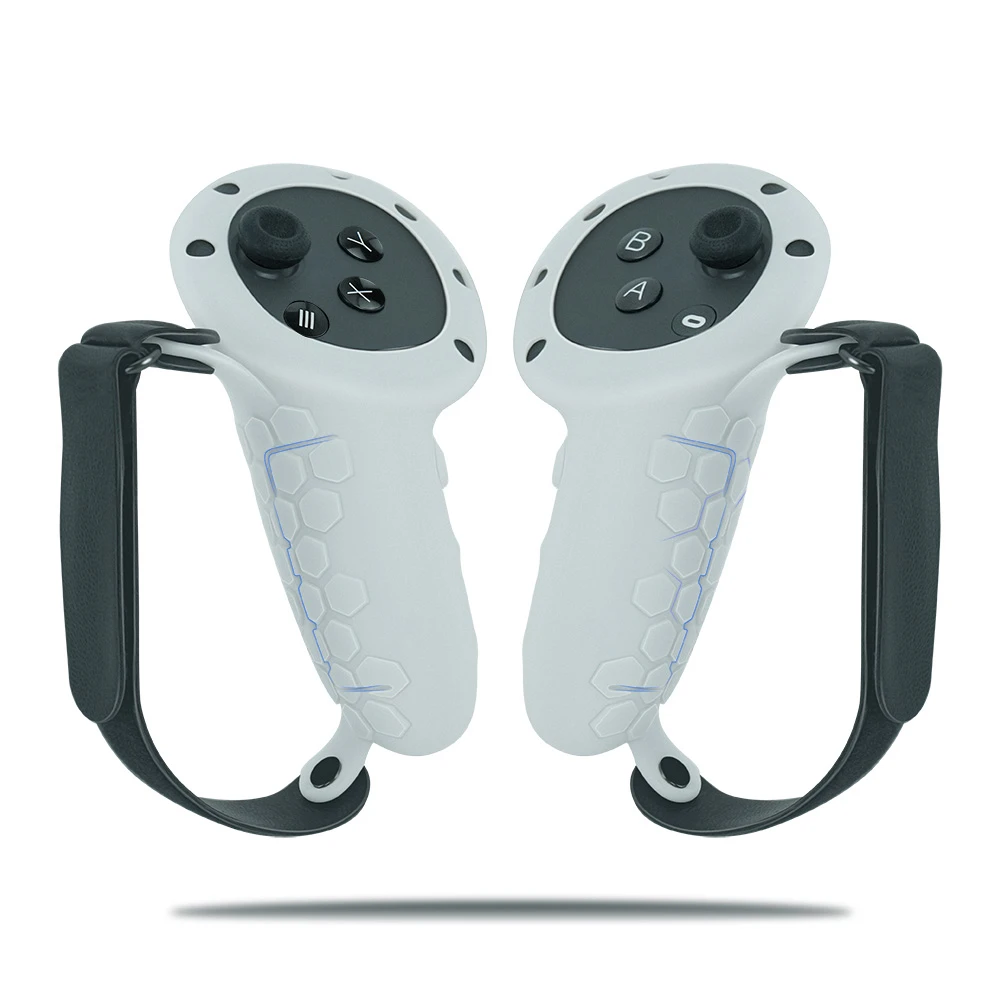 Manchon de protection pour Meta Quest 3, Quest 3s, accessoires VR, capuchon de poignée de contrôleur, housse de poignée, silicone, protection complète