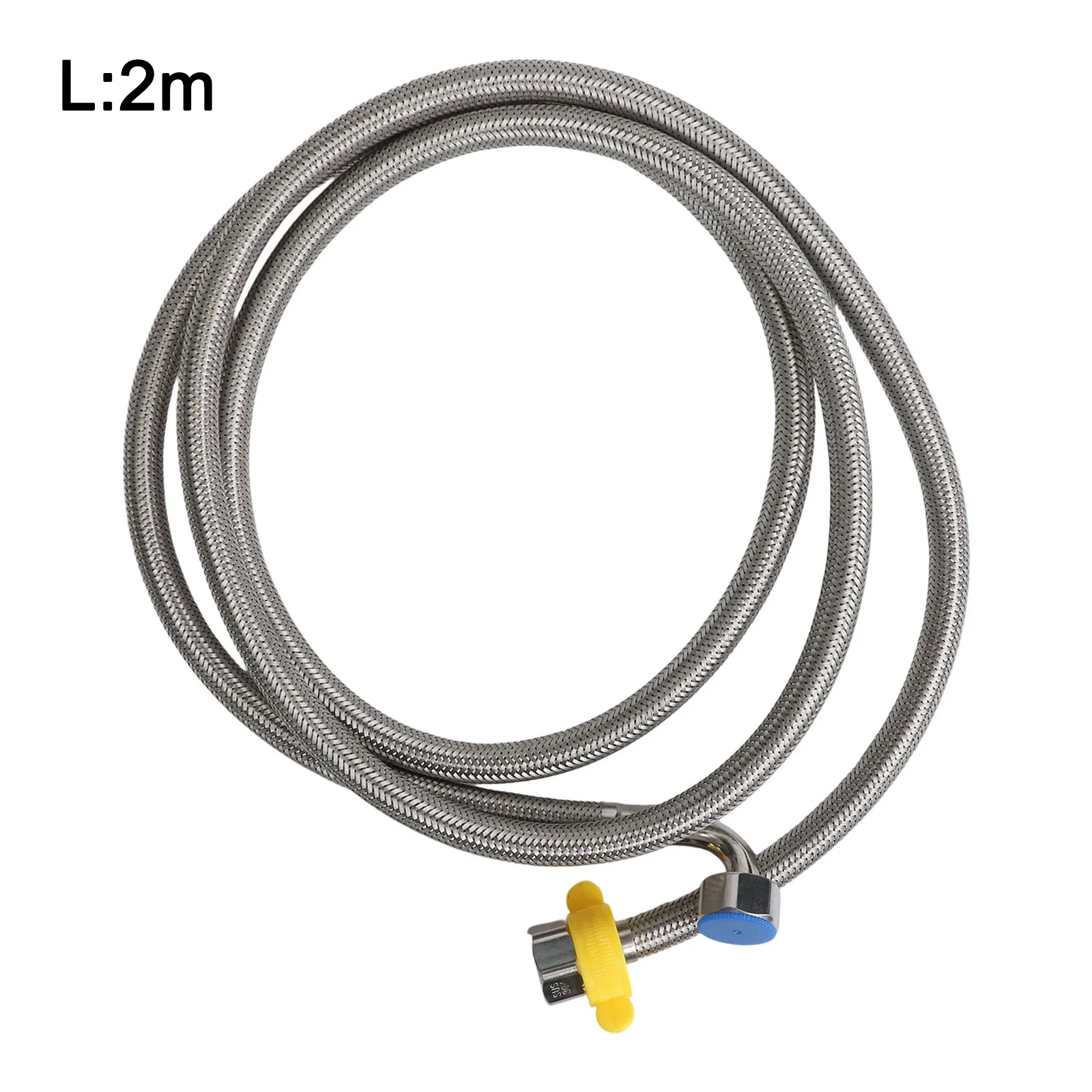 Flexible Stainless Steel Pipe Connectors Elbow Hose for Plumbing Bathrooms and Kitchens Suitable for Hot and Cold Water Systems