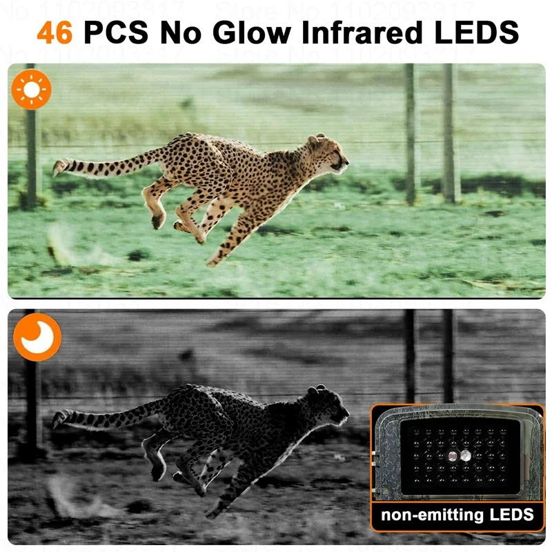 Hunting Trail Cameras 16MP 1080P With 940nm Infrared Night Vision Wild Camera Waterproof For Wildlife Monitoring And Scouting