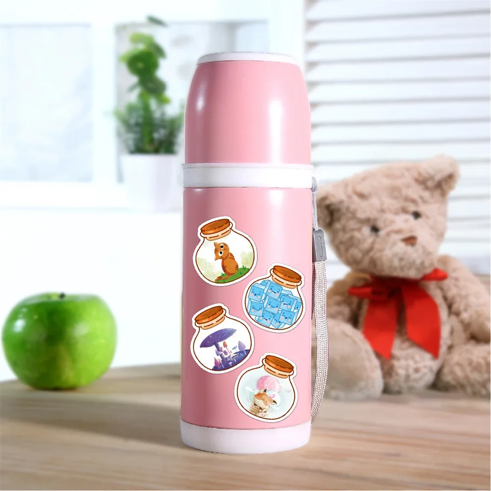 10/30/50pcs Cartoon niedlich ins Stil Flasche Aufkleber für Gepäck Skateboard iPad Geschenk Gitarre Briefpapier Journal Wasser Tasse Großhandel