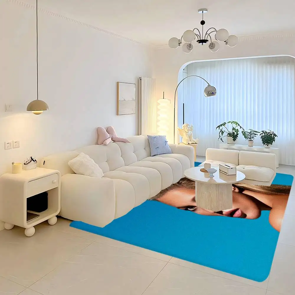 Supermodel Kate Moss Floor Mat Cheaper Anti-slip Modern Living Room Balcony Printed Bedside Mats