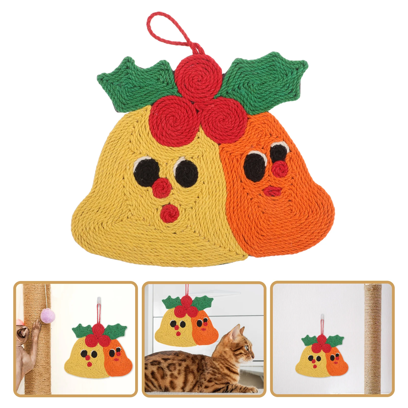 

Cat Scratcher Mat Cooling Pet Bed Foldable Bell Shape Floor Wall Use For Cat Sofa Couch Protector Kitten Scratch Rug