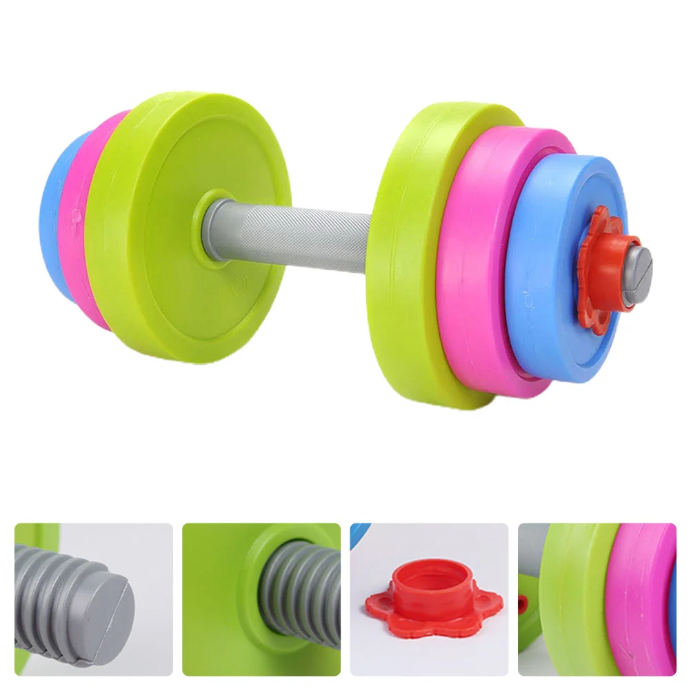 

Dumbells Children's Dumbbell Barbell for Kindergarten Toy Exercise Kids Fitness