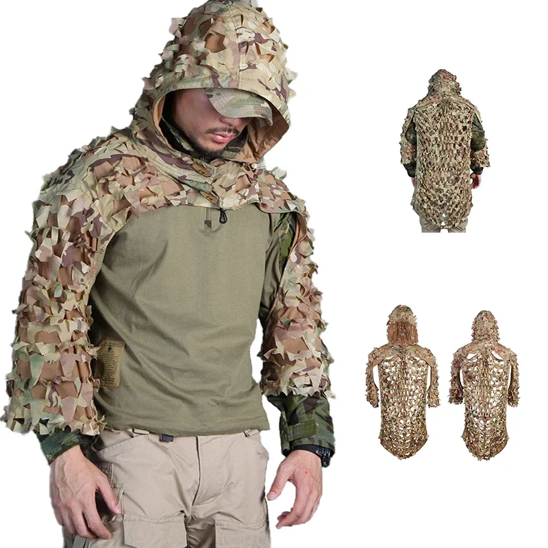 

Emersongear Lightweight Assault Ghillie Camouflage Ghillie Suit Secretive Hunting Clothes Sniper Suit Camouflage Clothing EM6975