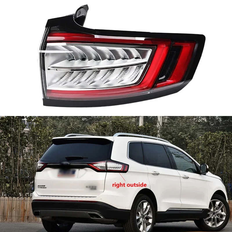 

For Ford EDGE 2015 2016 2017 2018 LED rear taillight assembly rear headlight brake light reverse lights Tail Light led lights