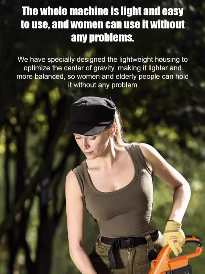 Multifunctional Lithium Lawn Mower Small Home Handheld Electric Weed Whacker Length Adjustable Grass Trimmer for Prune Garden