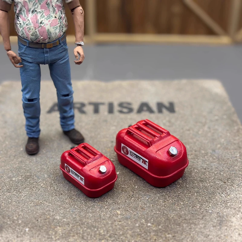 1 stücke Kunststoff Simulation Öl Barrel für 1/8 1/10 1/14 Tamiya RC Lkw Auto BENZ Scania Diy Teile spielzeug