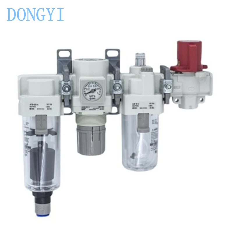 Air Combination Air Filter + Regulator + Lubricator + Valve AC AC20 AC30 AC20-02E/01CE/02CE/02C-V-B AC30-02E/03E/02C/03C/02D-V-B