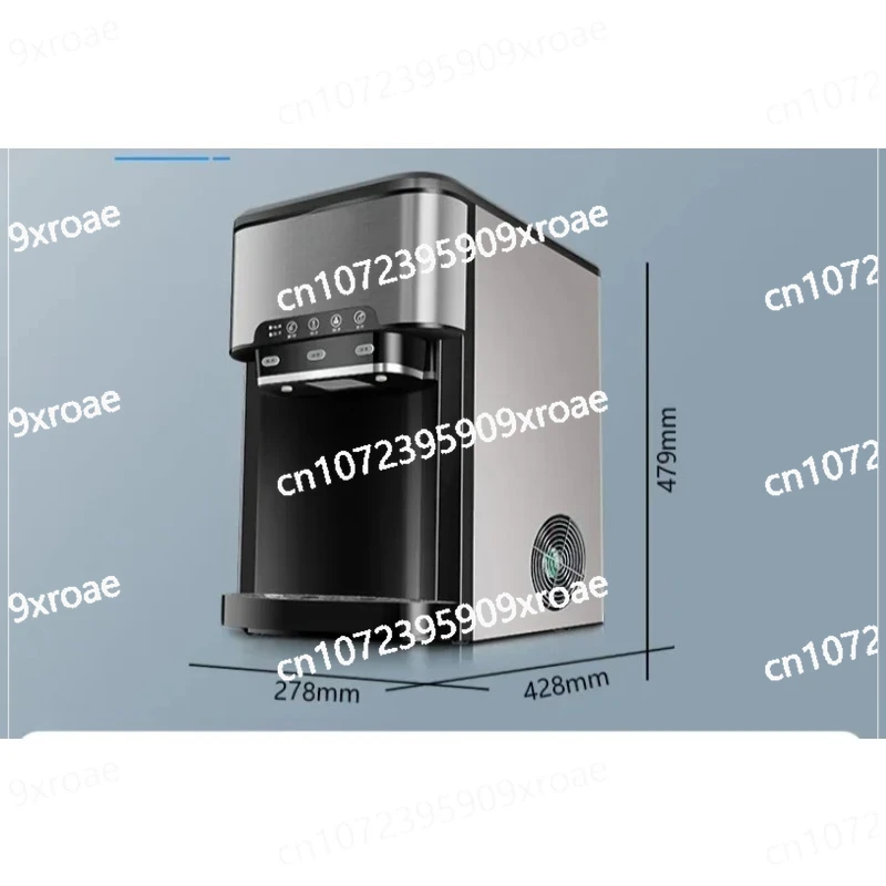 

Multifunctional Small Desktop Household Commercial Ice Maker Cold and Hot Water Ice Cubes
