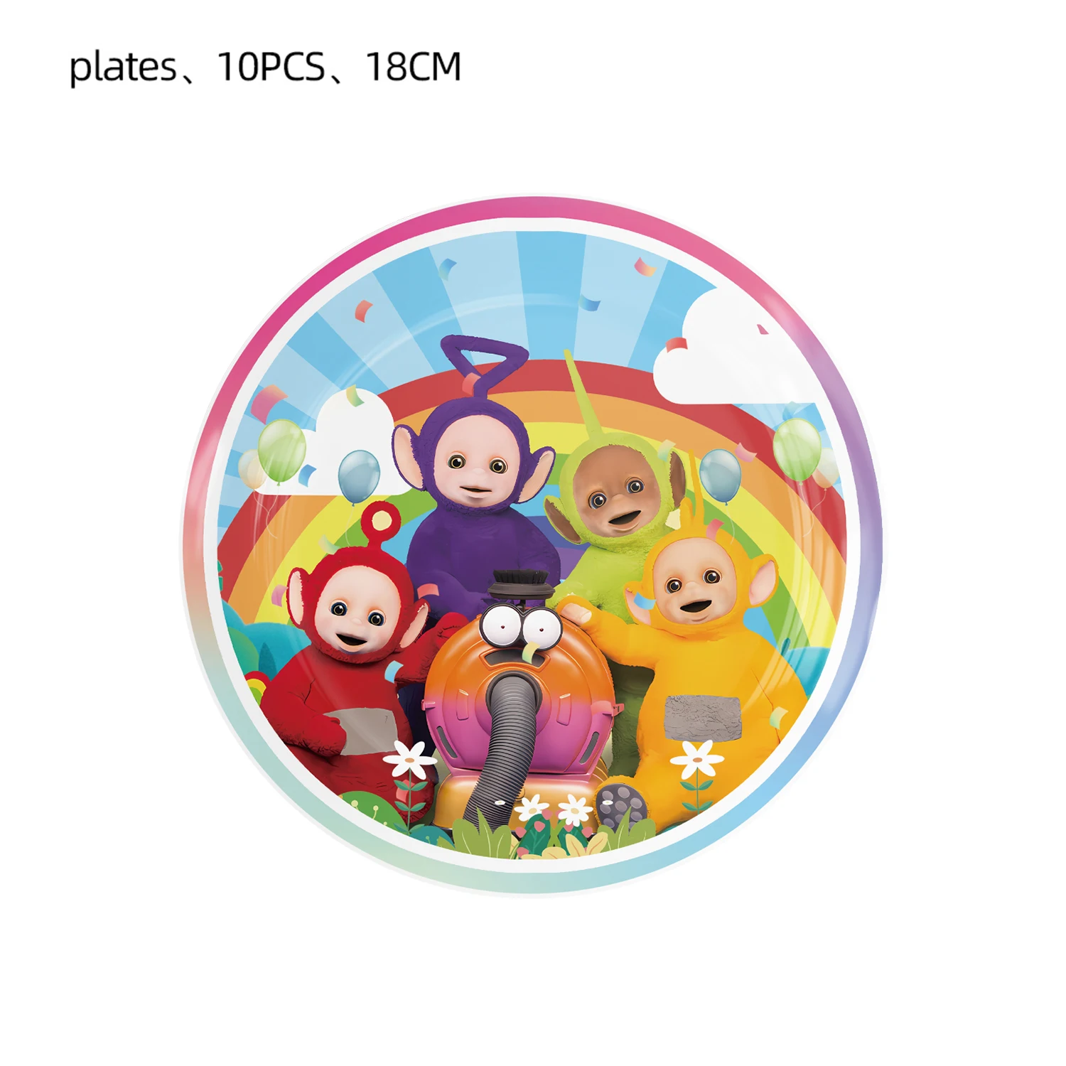 Tinky Winky Verjaardagsfeestje Decoratie Antennababy Po Wegwerp servies Tafelkleed Bord Beker servet Kinderfeestje Gunsten Benodigdheden