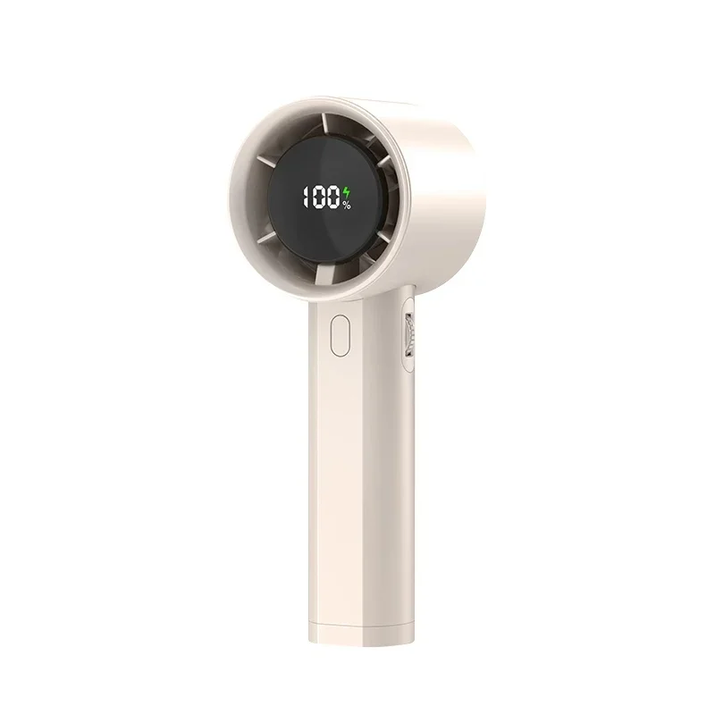 TEPSHINE L300 Handheld Fan High Rotation Speed And Large Air Volume Handheld Small Fan LED Digital Display Electric Quantity