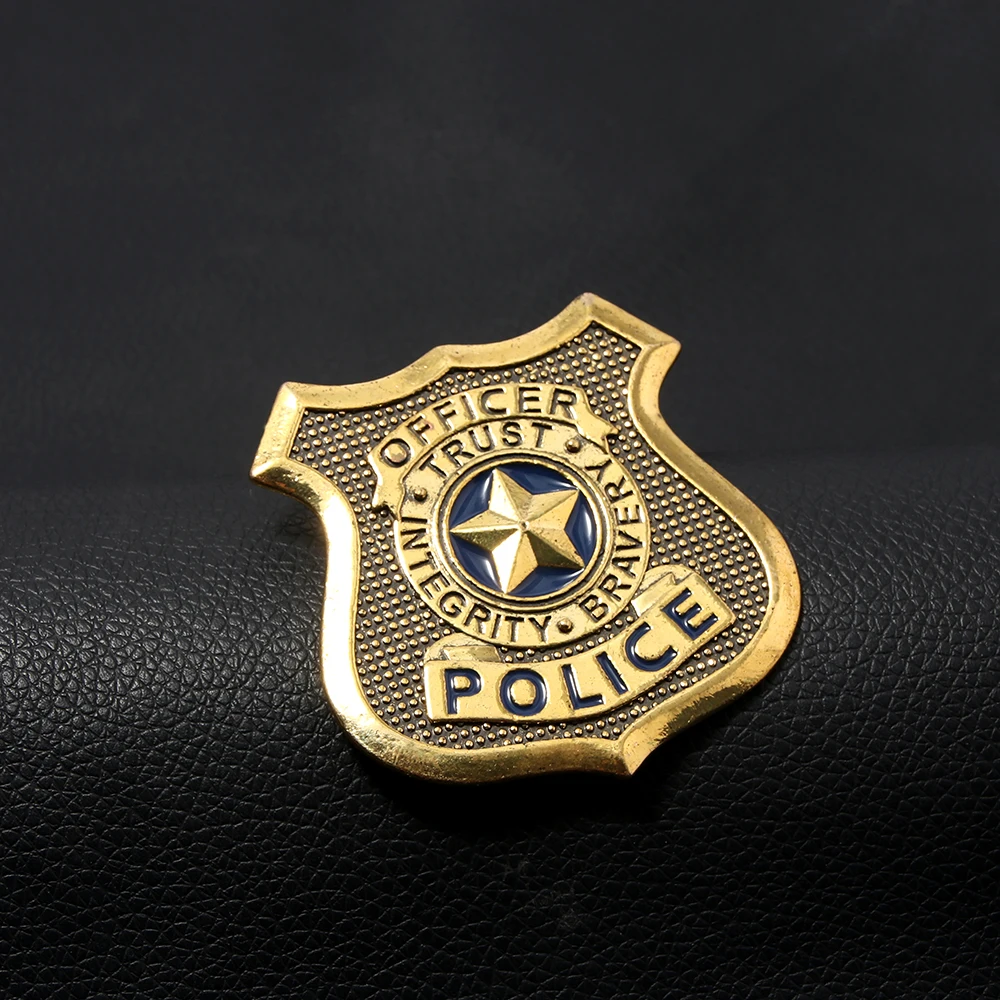 Cartoon Metal Badge Brooch Judy Hopps Police Pin for Women Men Lapel Pin Jewelry image 5