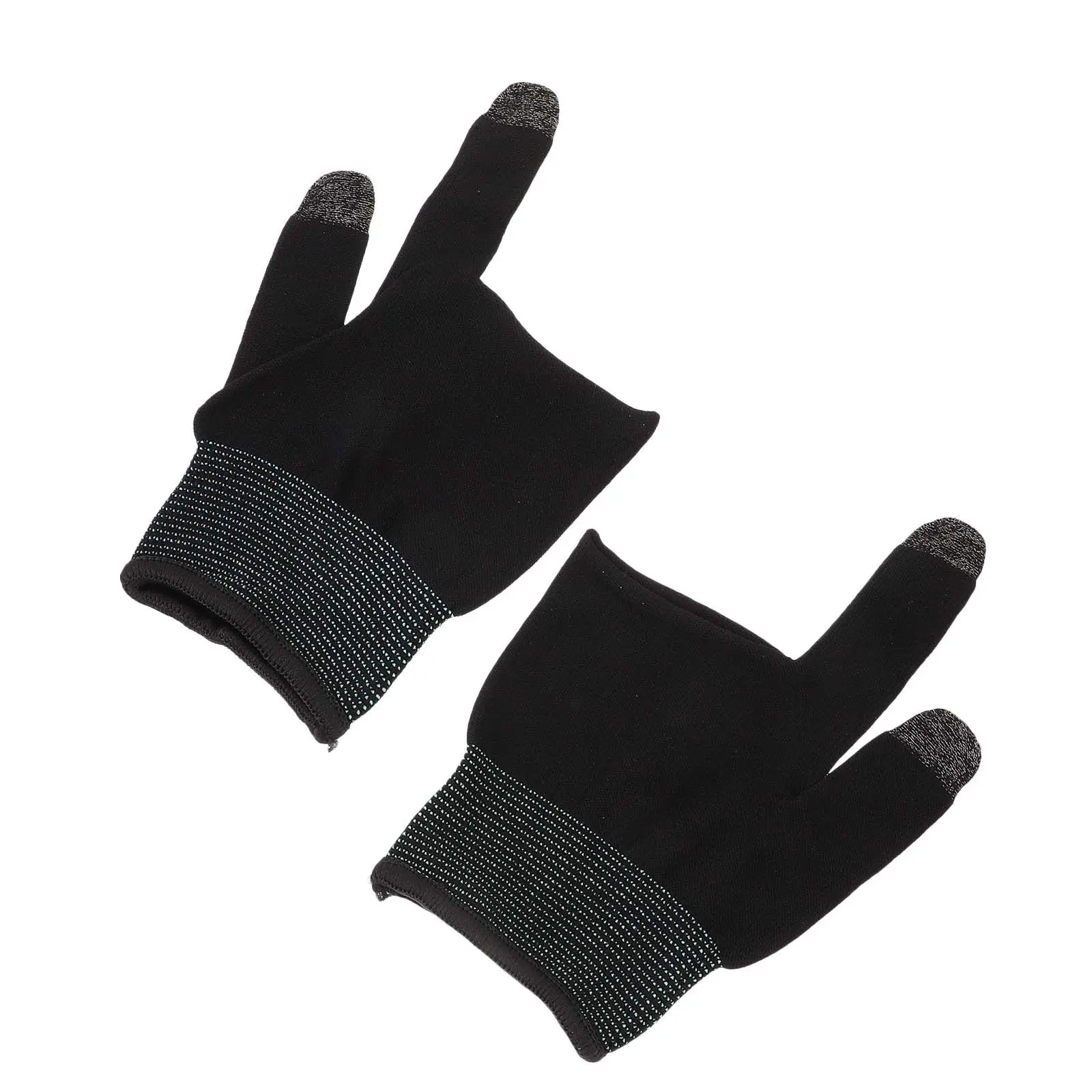 1Pair Touchscreen Gaming Gloves for Phone Games Thumb Sleeves Lightweight Skin-Friendly Anti-Sweat Breathable Finger Gloves