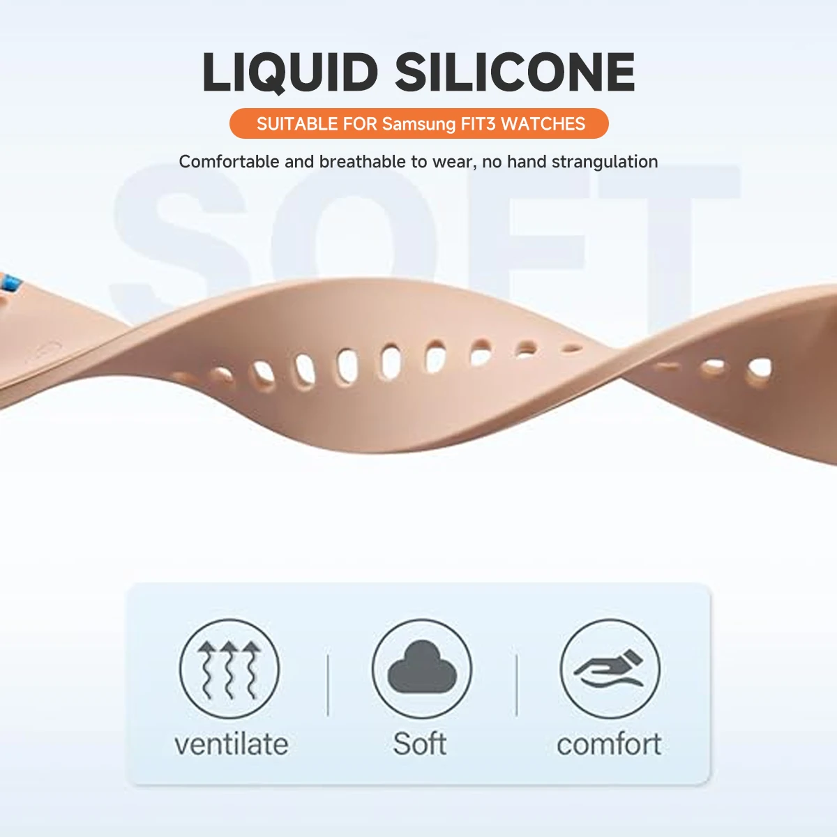 Pulseira de silicone para samsung galaxy watch 840mm 44mm/ 8 clássico/ultra 2 pulseira ajustável macio tpu acessórios de cinto