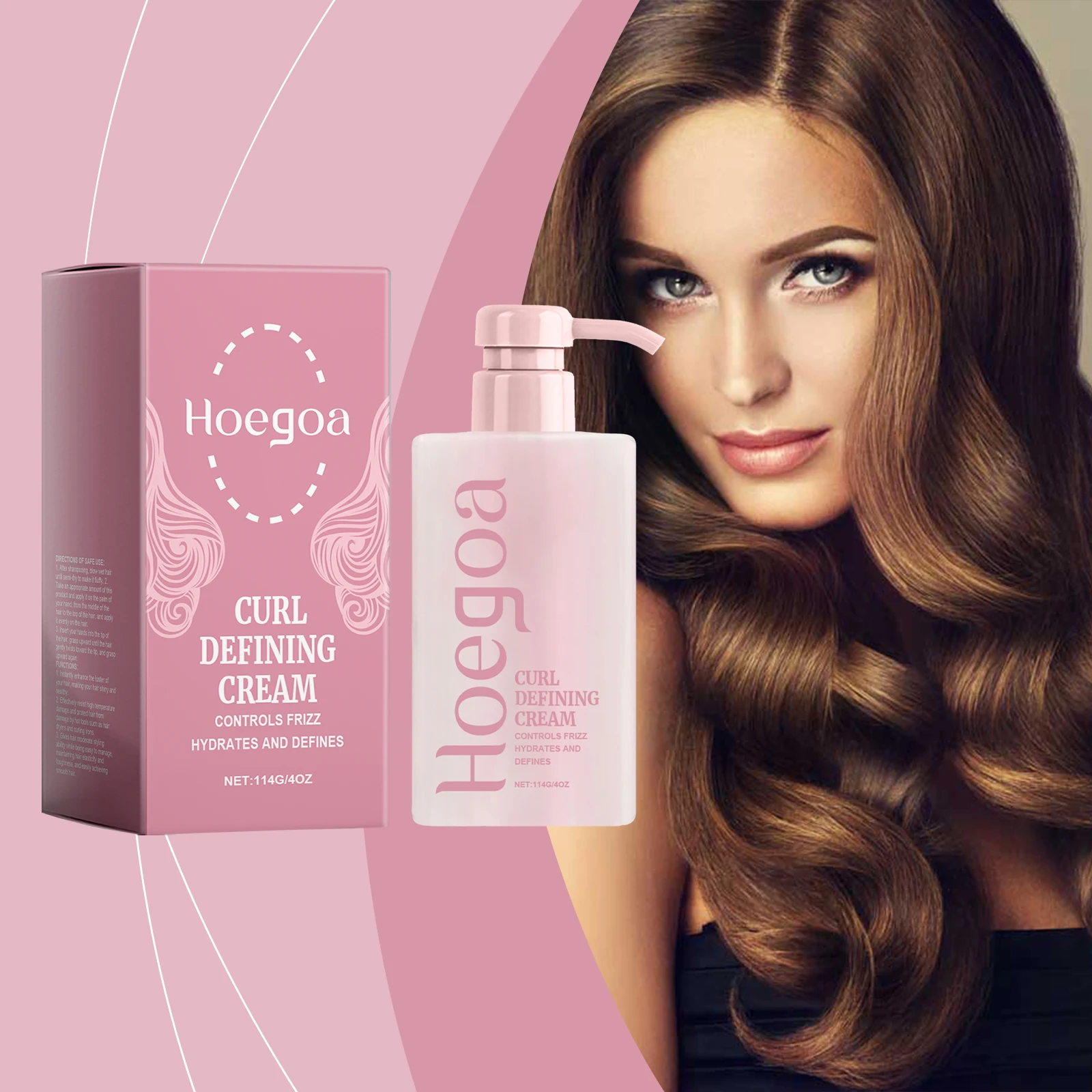 

Крем для завивки волос с кокосовым маслом, усилитель локонов, увлажняющий, смягчающий, кондиционирующий кудри, против вьющихся волос, эластин, пушистый воск для укладки волос