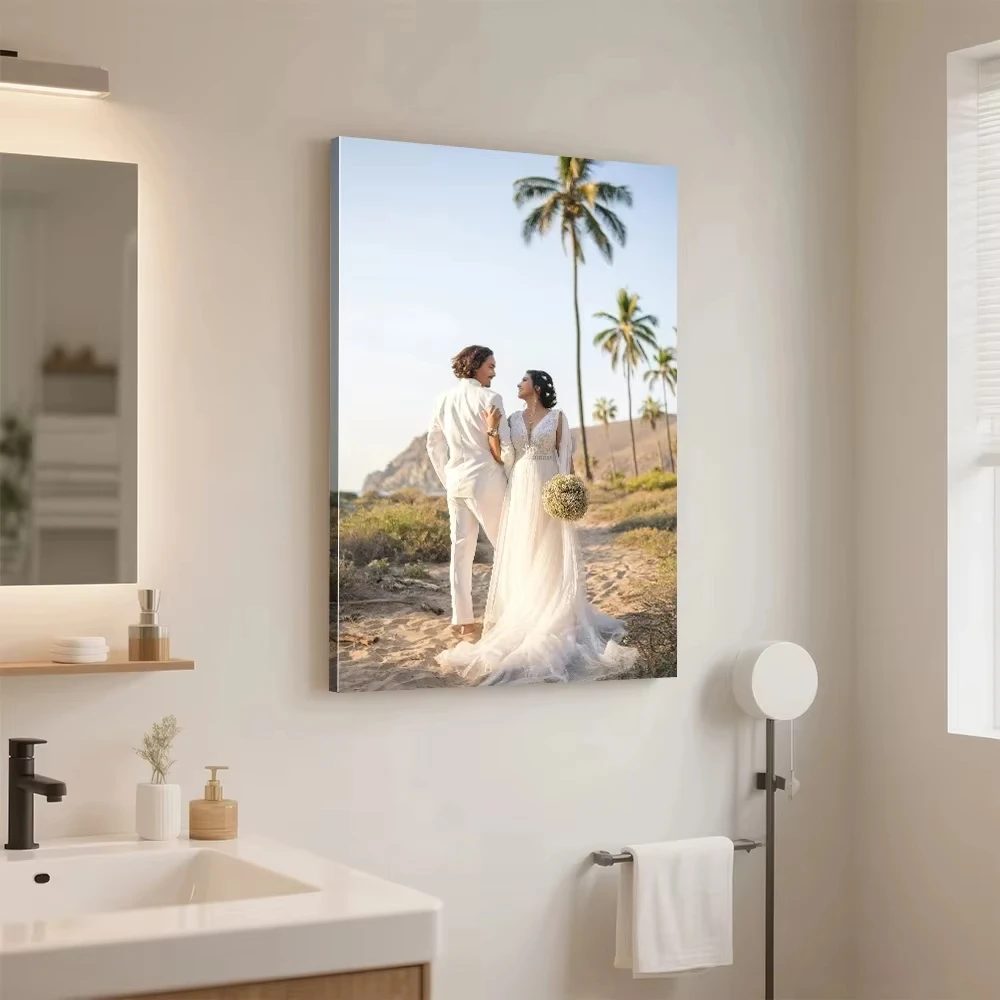 لوحة قماشية مخصصة ملصق جدار الفن شخصية مع صورك مخصصة لأصدقاء العائلة والأحباء صور هدية مهرجان مثالية #5