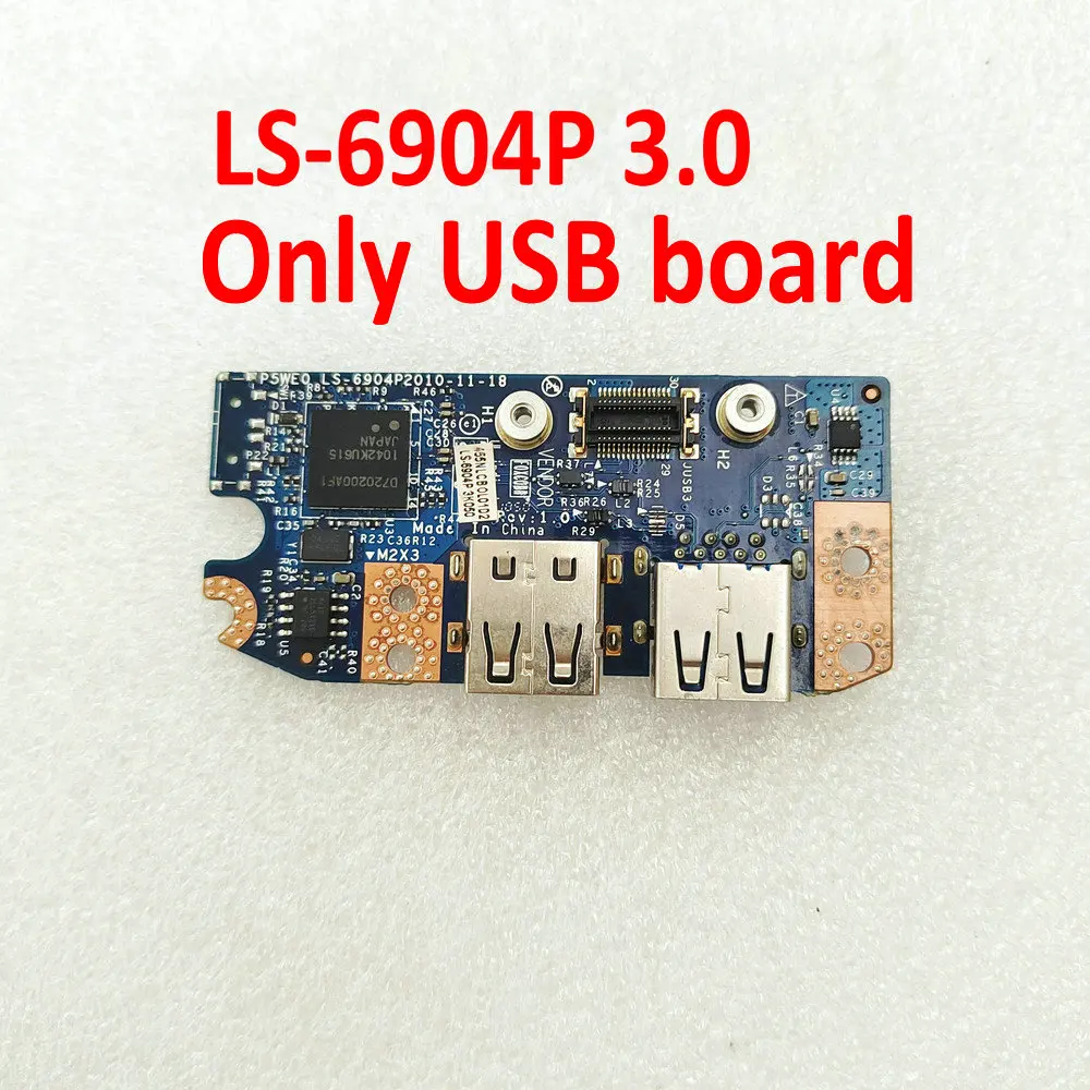 P5WE0 LS-6904P For Acer Aspire 5350 5350G 5750 5750G board usb3.0 for Gateway NV57H NV57H44U NV57H26U P5WSO Q5WV1 Q5WS1