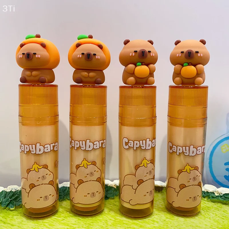 Gomme Capybara de dessin animé mignon, gomme en caoutchouc pour étudiants, gomme à rouge à lèvres créative, fournitures scolaires, papeterie pour étudiants, cadeaux de prix pour enfants