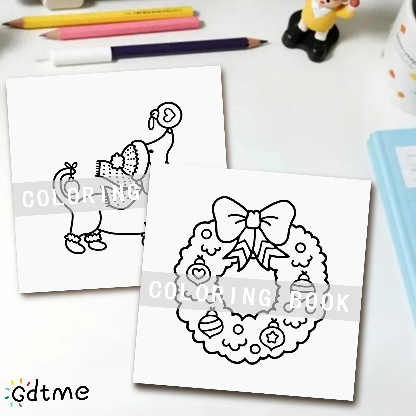 Cozy Girl Christmas Cute & Easy Coloring Book for Adults Cute Drawing Book Perfect Gift for Party and Birthday