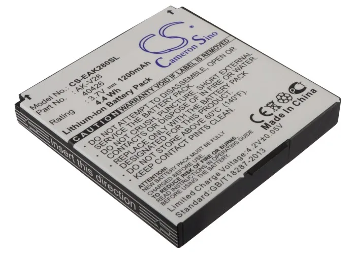 CS Replacement Battery for Emporia AK-V28,Talk plus,Talk premium,AK-V29,AK-V29i,Big ButtonV29,Big  PN:AK-V28 1200mAh / 4.44Wh