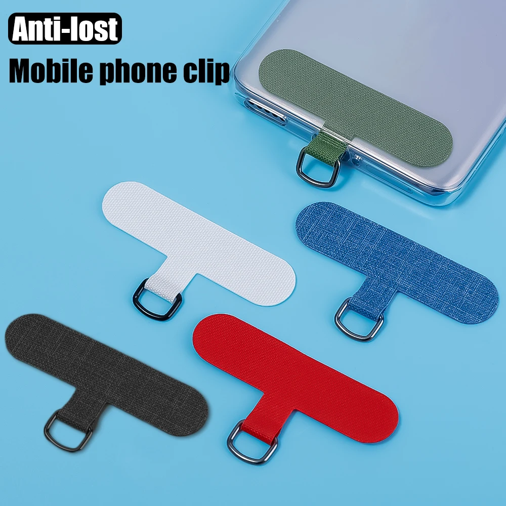 10/5/4PCS Universal Mobile Phone Lanyard Strap Gasket Anti-lost TPU Nylon Detachable Phone Hanging Cord Patch Sling Tether Pad