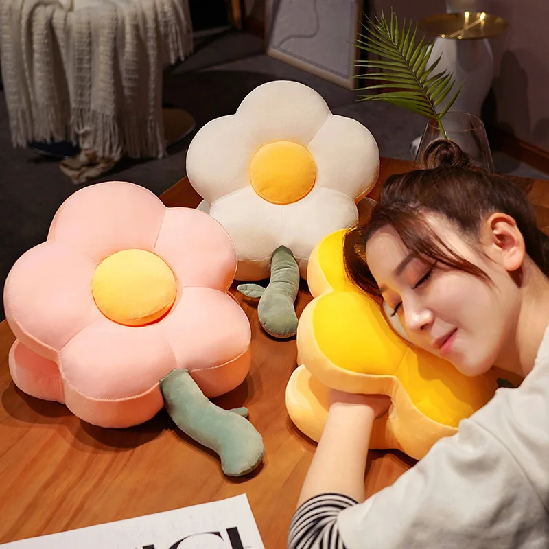 Flower Nap Pillow Cushion Office Lunch Break Nap Pillow Students' Table Sleeping Pillow Children's Classroom Sleeping Pillow