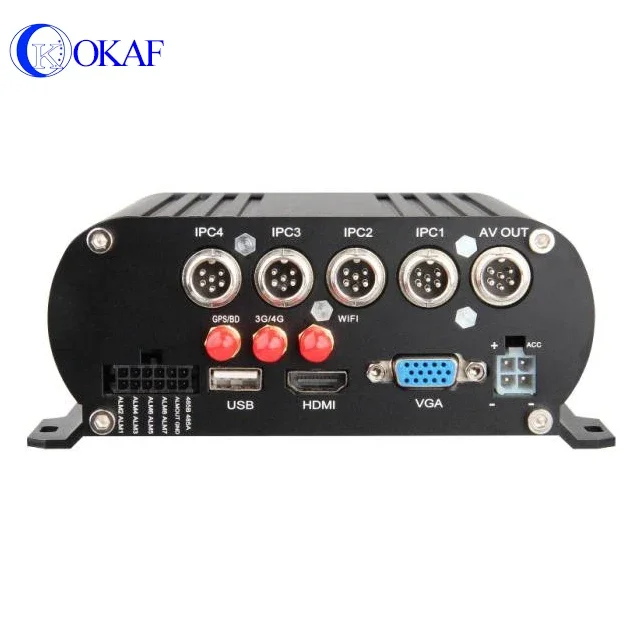 High Quality IP 1080P Vehicle Network Video Recorder Kit 4 Channel Hard Drive Mobile Recorder For Car