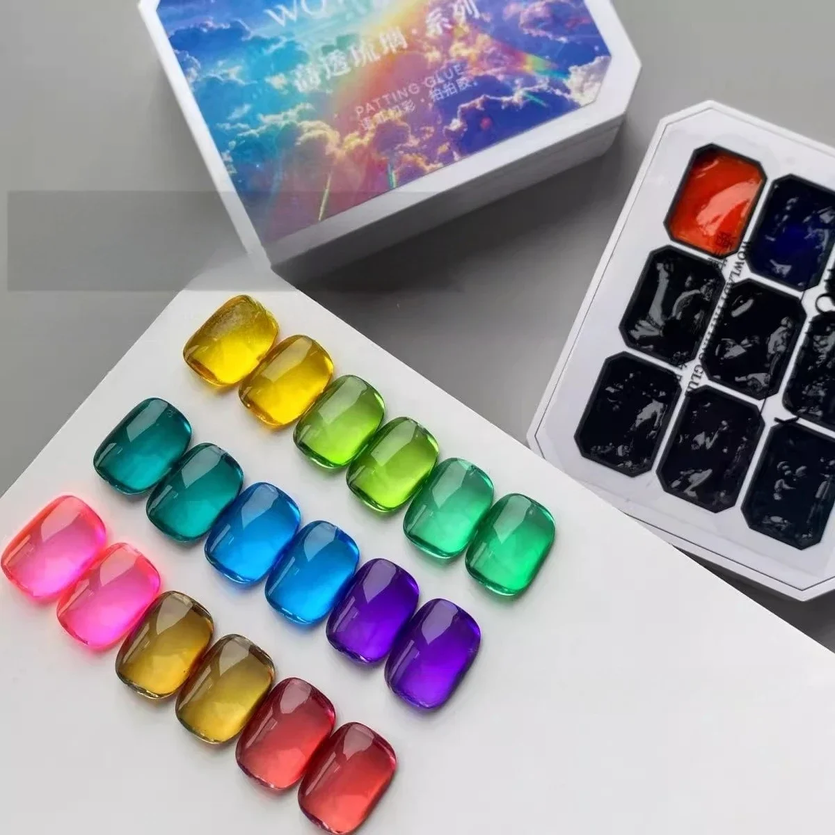 

9-цветный гель-лак для ногтей с рисунком, всесезонный лак для ногтей, долговечный УФ/светодиодный лак, без HEMA, принадлежности для ногтей, живопись, маникюр