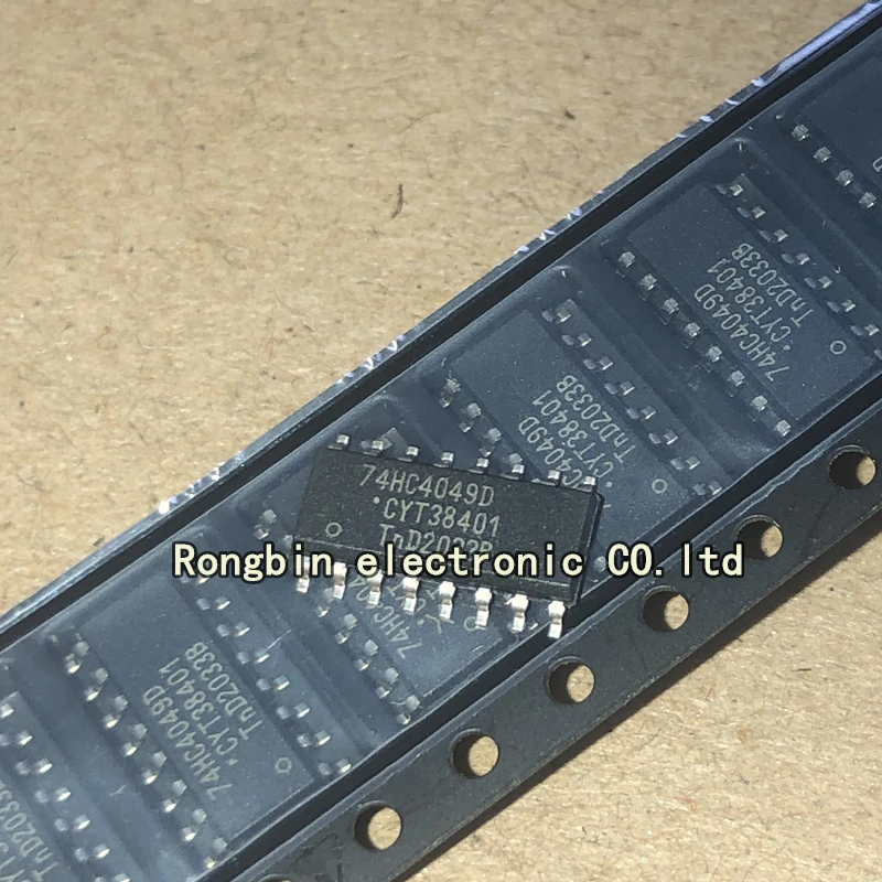 10 pezzi nuovo 74 hc4049d buffer e patch driver di linea SOP16 SMD
