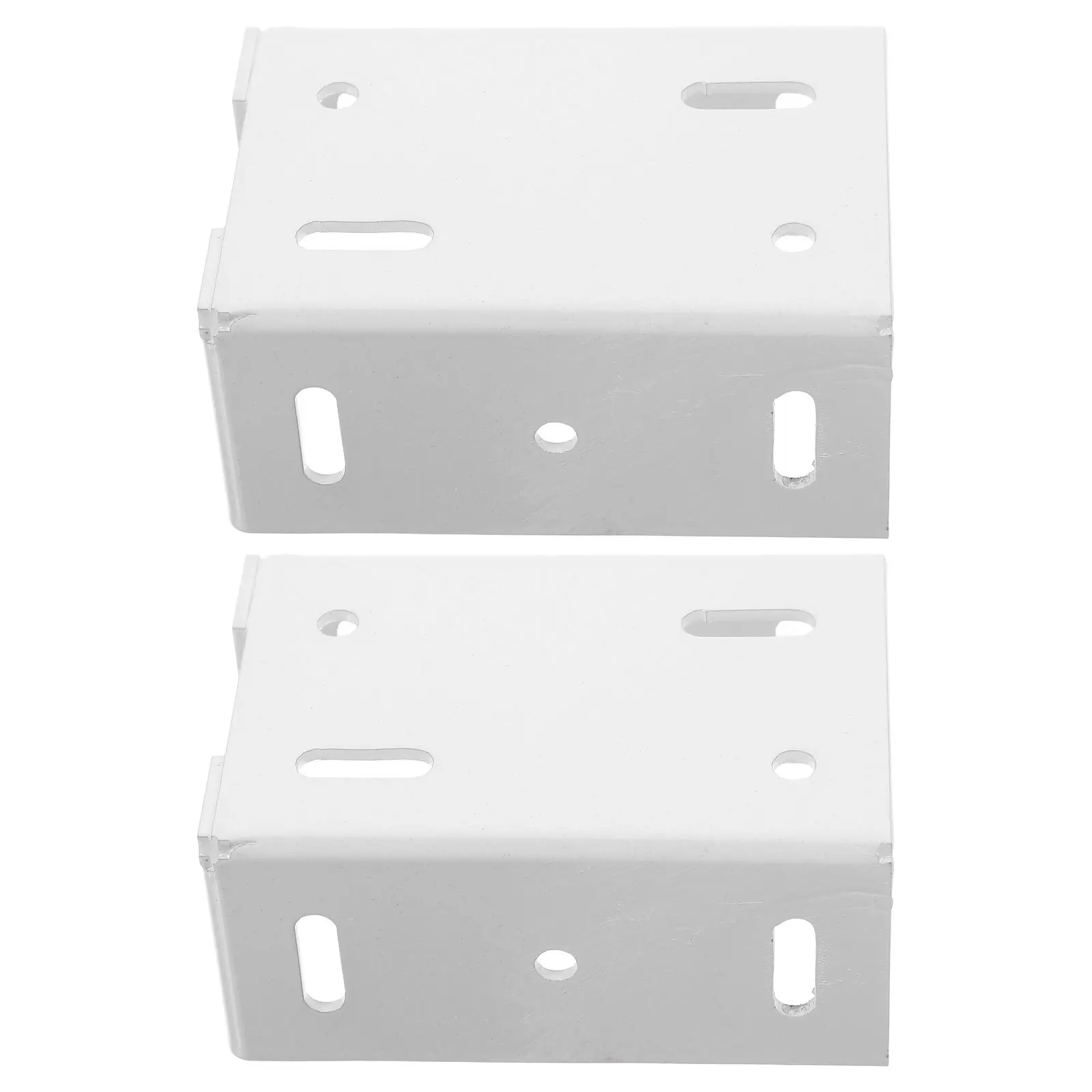 

2Pcs Steel Fence Bracket Wood Rail Support Heavy Duty Galvanized Fence Repair Kit Railing Post Connector Mounting Brackets