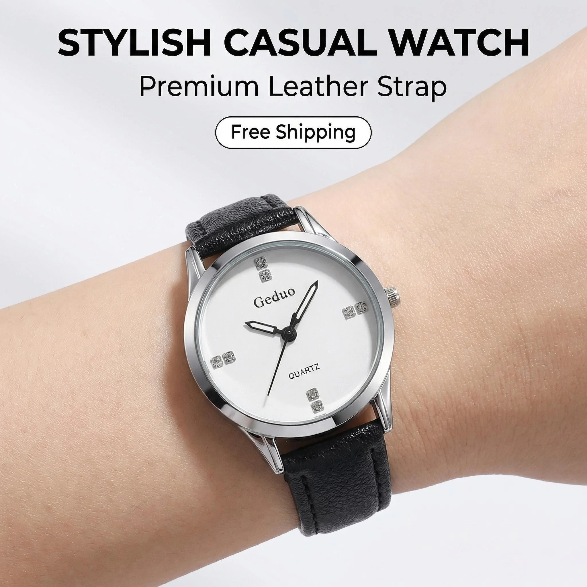 Fashion Quartz Wristwatches for Women Leather Strap High Quality New Arrival Female Timepiece Stylish Watch Montres Femmes Часы