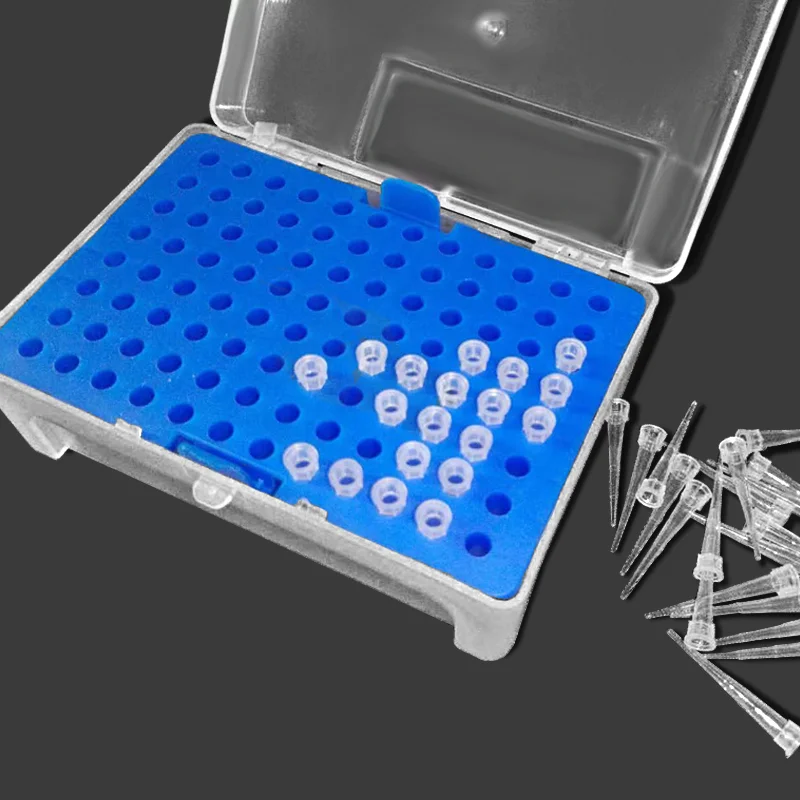 

Sterile Pipette Tips Box 10ul Tip For Dispenser Plastic Pipette box 96 Holes Pipette Tips Box