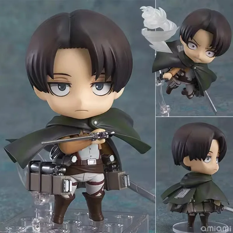 

Good Smile Original GSC Nendoroid Attack on Titan Rivaille Ackerman Anime Action Figures Toys for Boys Girls Kids Gift