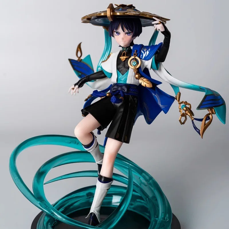 Genshin Impact Anime Figures Tartaglia Zhongli Xiao Kaedehara Kazuha Action Figures PVC Statue Collection Model Decora Toy Gifts