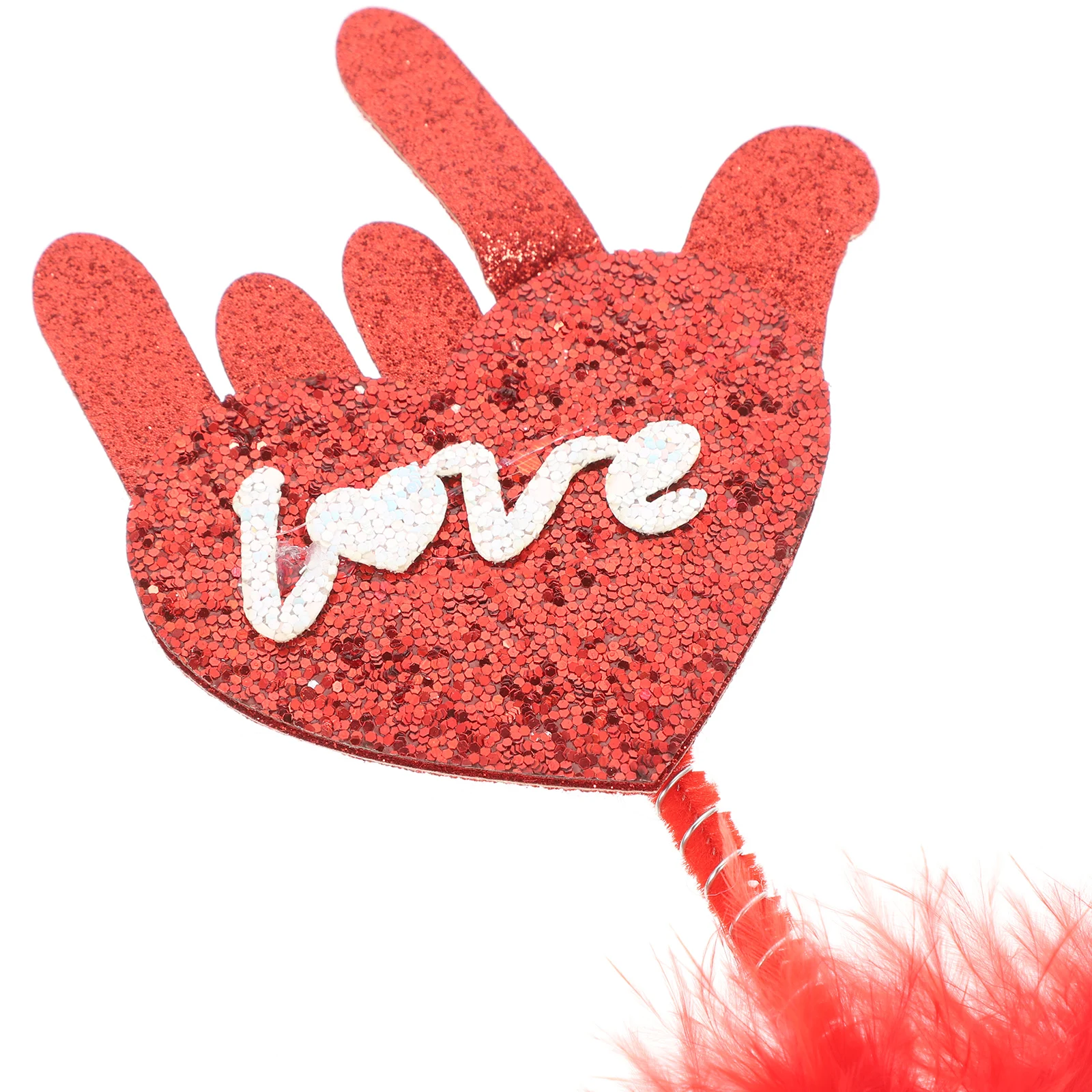 

2pcs Red Heart Headband Valentine'S Day Women Girls Hair Accessories Flower Heart Shaped Headbands Party Wedding Birthday