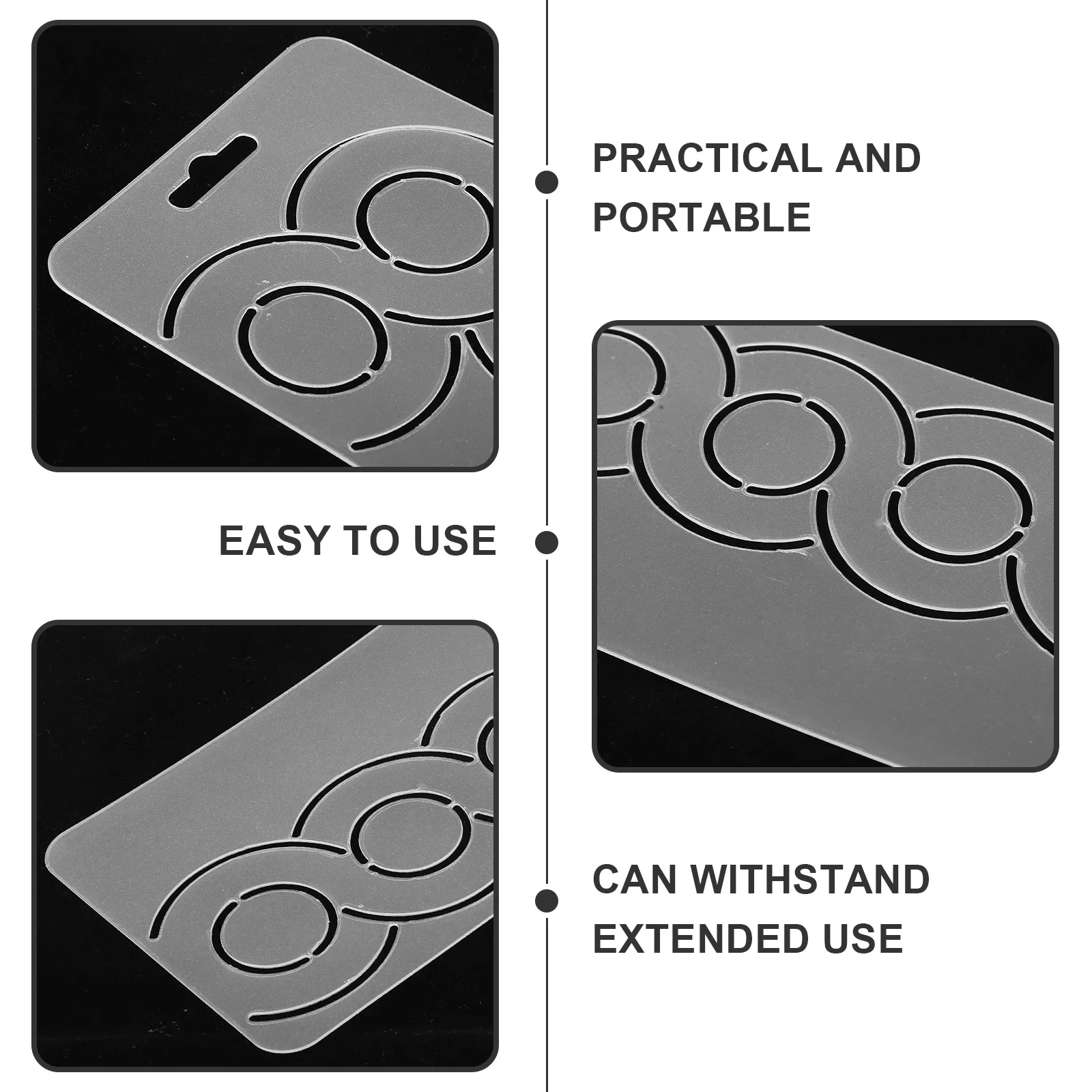 قالب اللحف مادة البولي بروبيلين المهنية الخياطة والتطريز خليط الاستنسل DIY أداة لآلة اللحف الحرفية #5