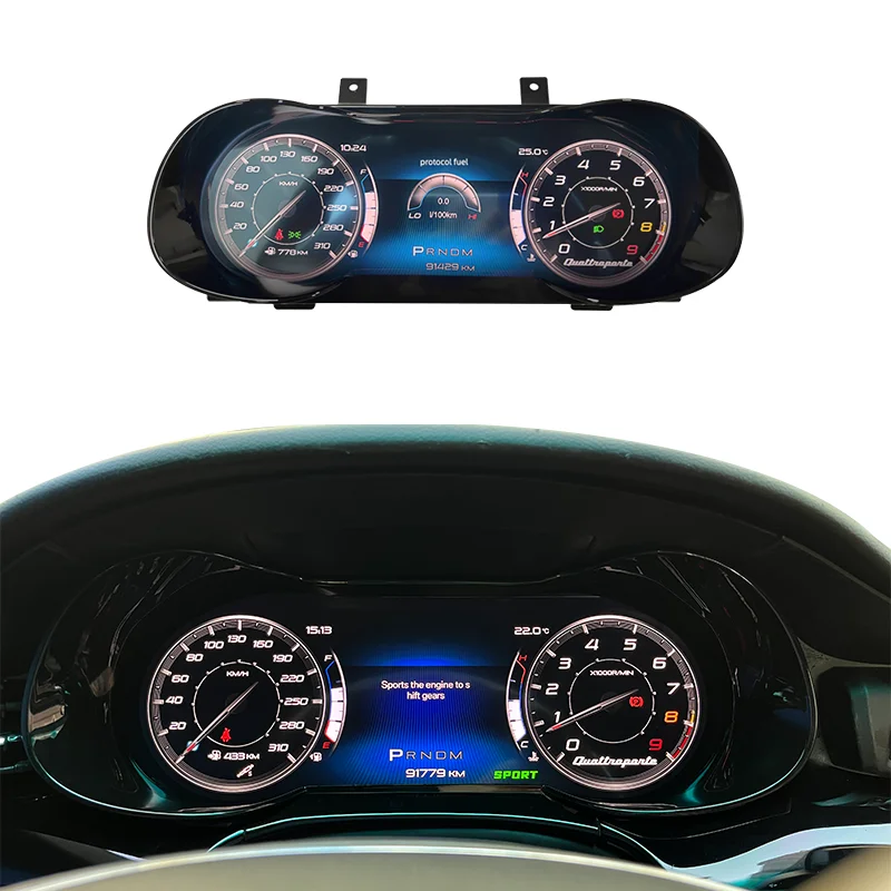 

12.3'' Оригинальная цифровая приборная панель LCD-спидометр для Maserati Quattroporte 2013 2014 2015 2016 2017 2018 2019 2020
