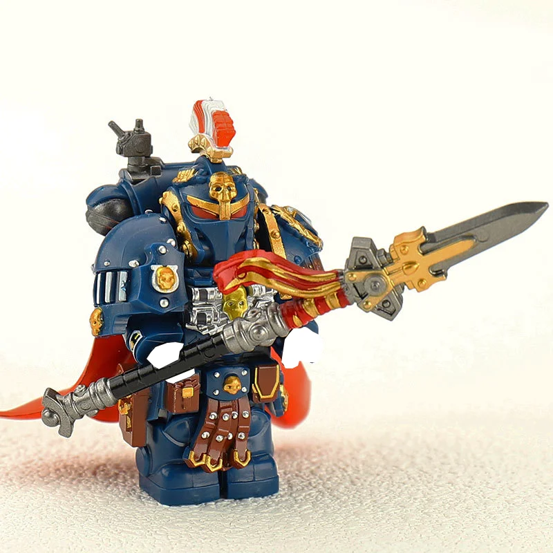 Hot Toys Serienmodell, zusammengebauter Baustein-Bausatz, Empire Fist Space Wolf Holy Blood Angel Actionfigur, Spielzeuggeschenk